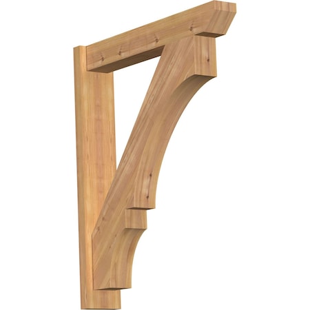 Ekena Millwork Balboa Slat Smooth Outlooker, Western Red Cedar, 5 1/2"W x 30"D x 36"H OUT06X30X36BOA06SWR